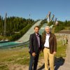 Lahti Skistadion Tommi Lanki und Peter Ries